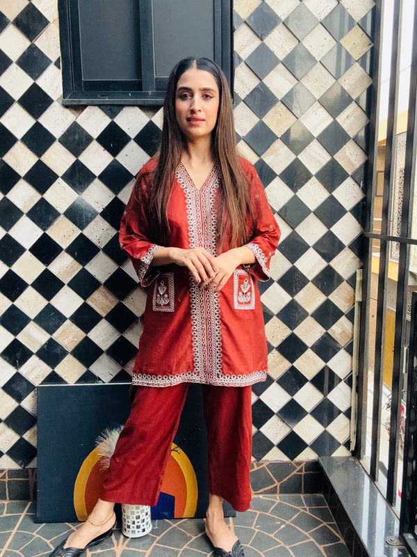 Embroidered Suit (REE10)