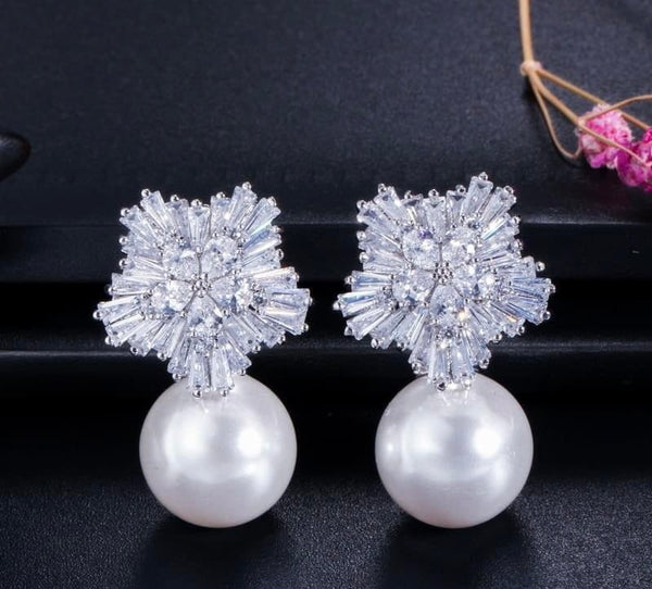 Snaow Flake Earing ( RAJTETH271 DNG)