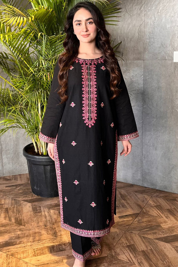 2pc embroidered suit (RCE08)