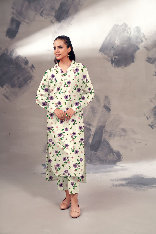 Unstitched 2PC Digital Print Suit (RUS01)