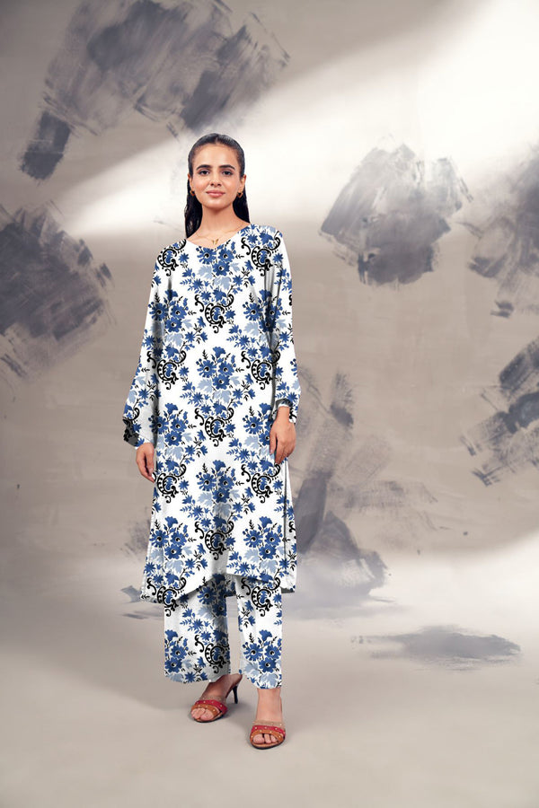 Unstitched 2PC Digital Print Suit (RUS02)