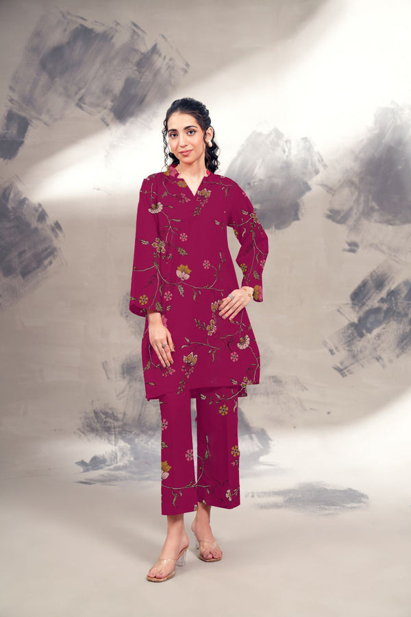 Unstitched 2PC Digital Print Suit (RUS05)